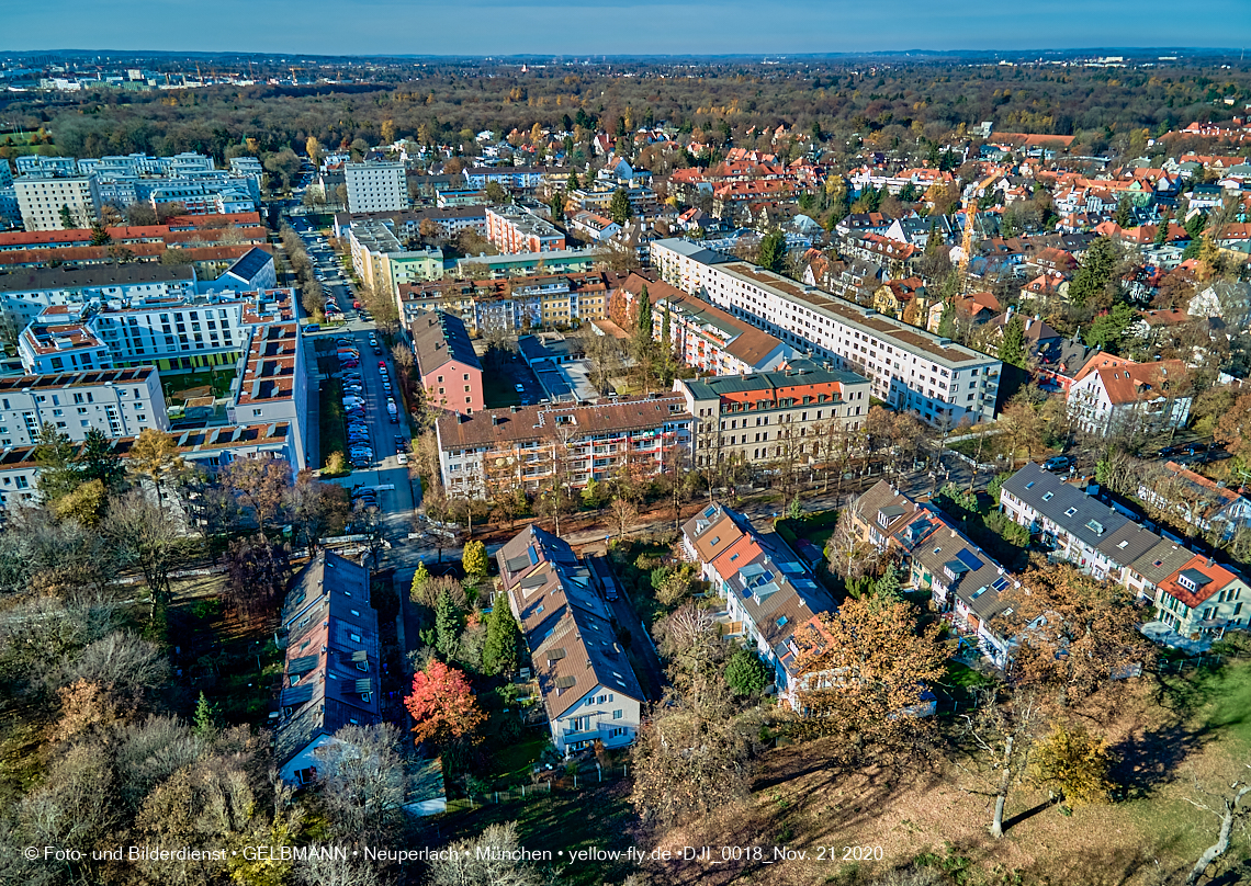 21.11.2020 - Hirschgarten mit Paketposthalle in München